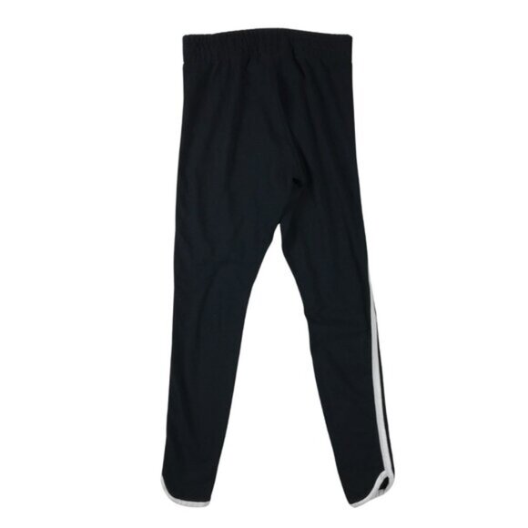 NIKE SPORTSWEAR Black Side Stripe Cotton Leggings SMALL - Picture 5 of 6
